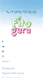 Mobile Screenshot of fitoguru.com